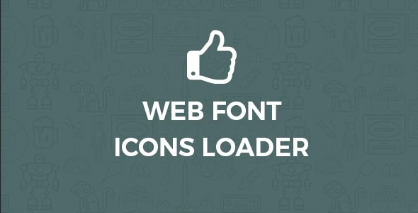 Font icons loader for wordpress